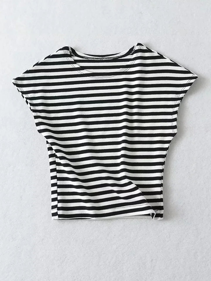 Basic Crop Tops Slim T-Shirts