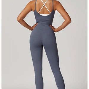 Women's  Fitness One Piece Strap Sports Jumpsuits