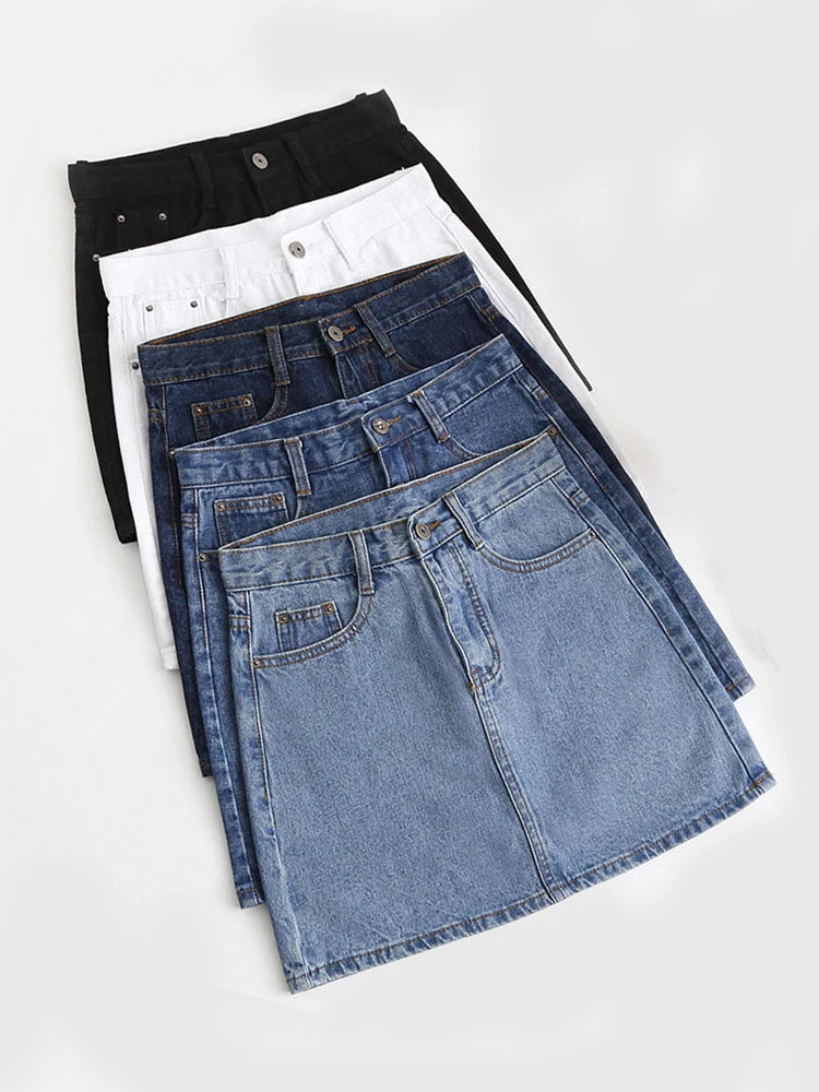 Zoki Sexy Women Denim Mini Skirt