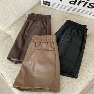 Pu Leather Short