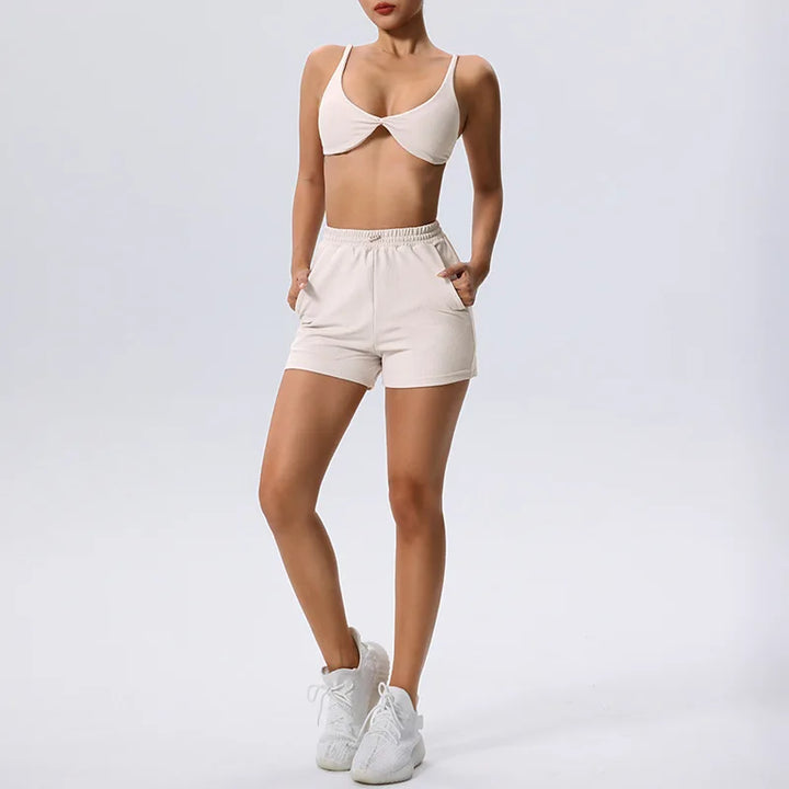 Athletic  2PCS Ribbed Sets