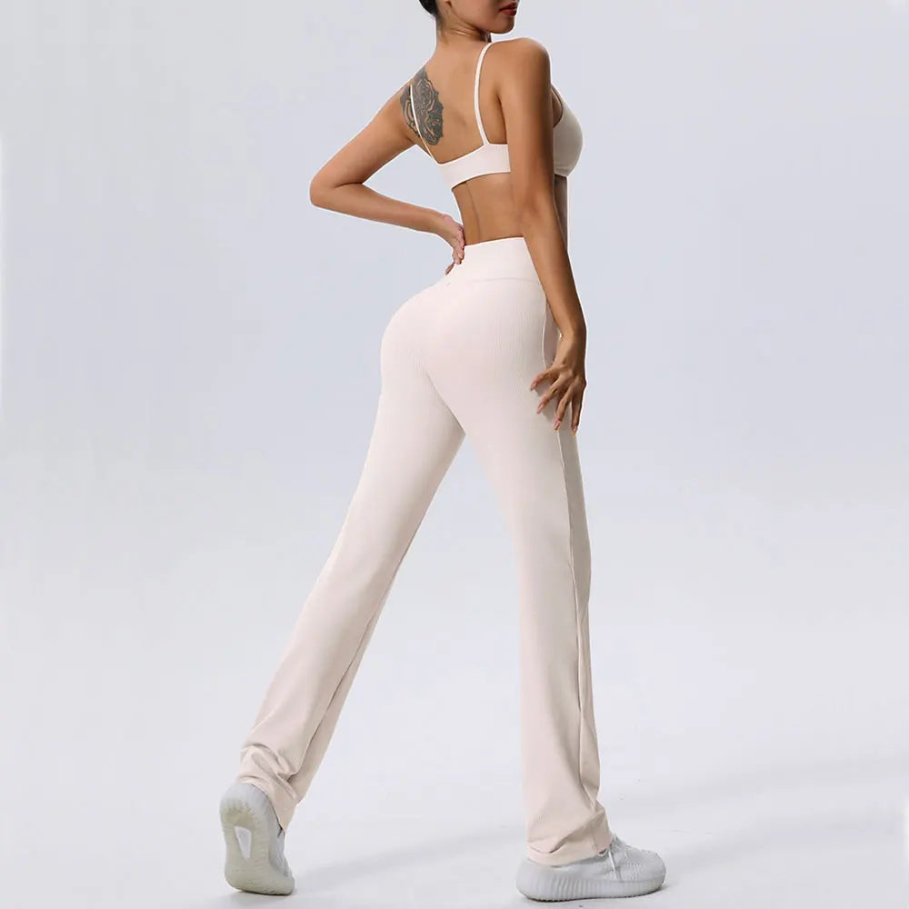 Athletic  2PCS Ribbed Sets