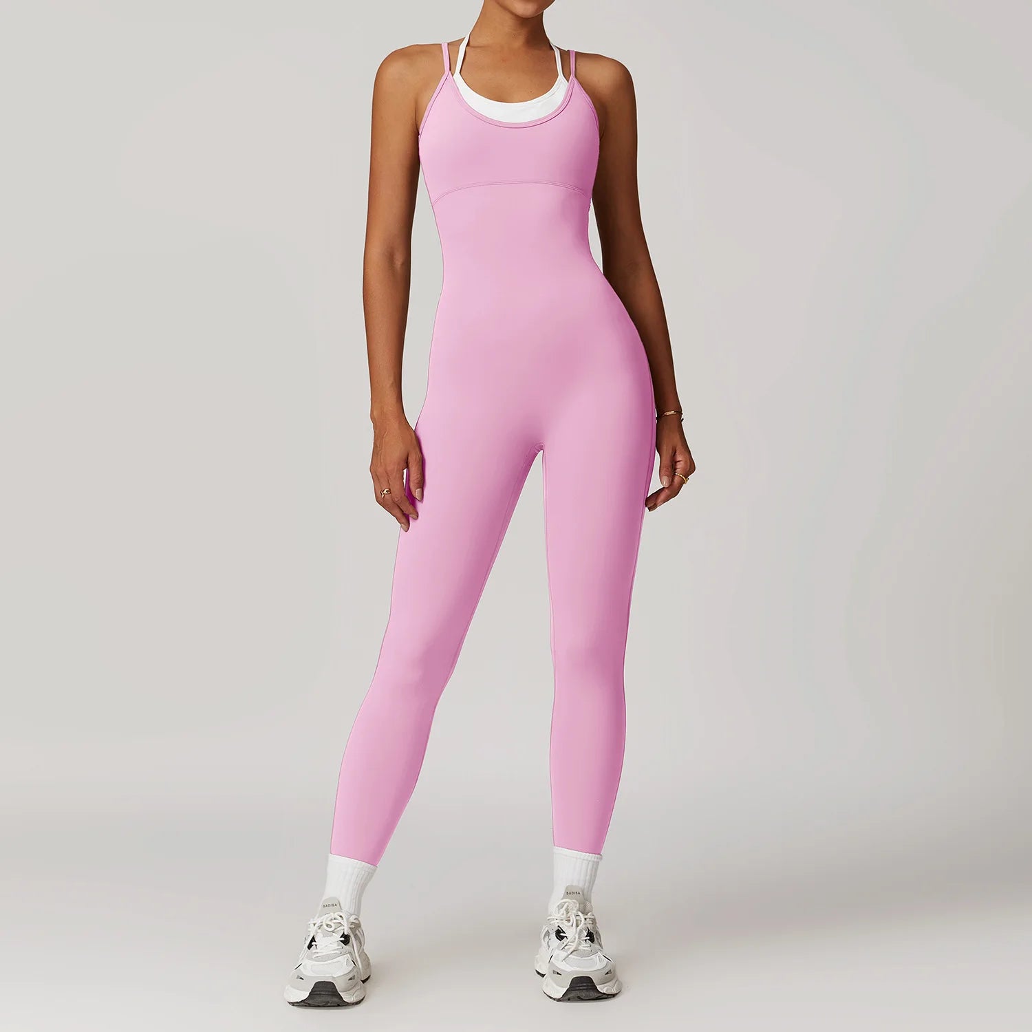 Women's  Fitness One Piece Strap Sports Jumpsuits