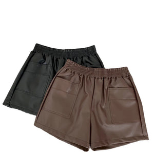 Pu Leather Short