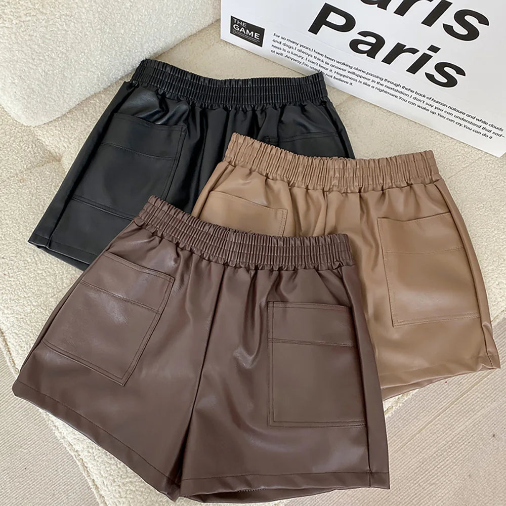 Pu Leather Short