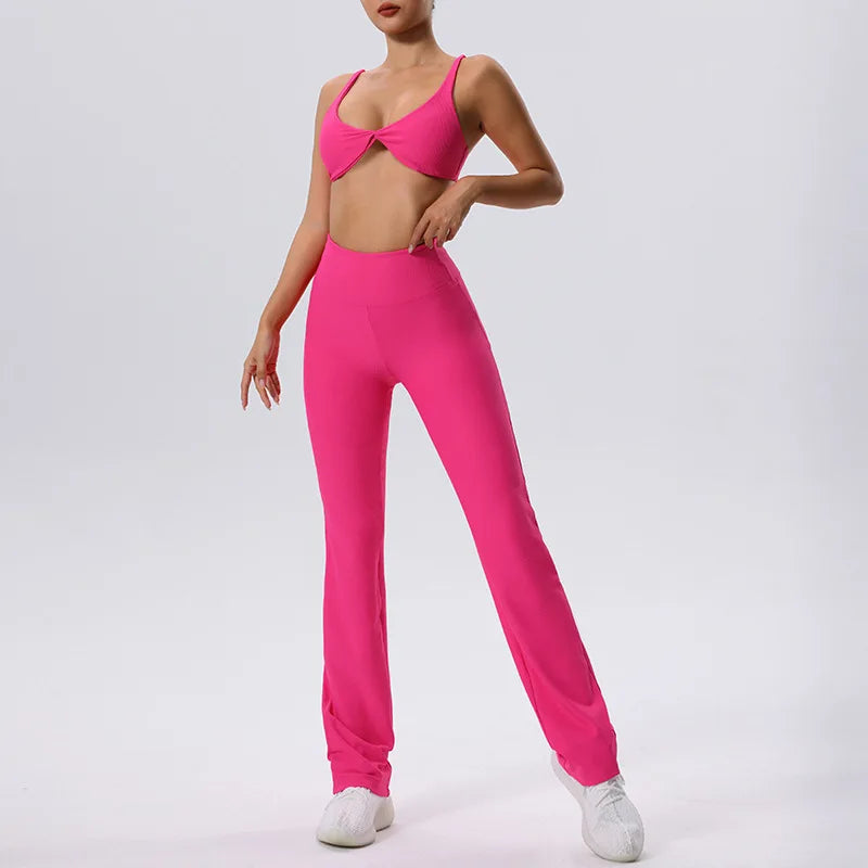 Athletic  2PCS Ribbed Sets