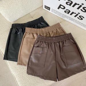 Pu Leather Short